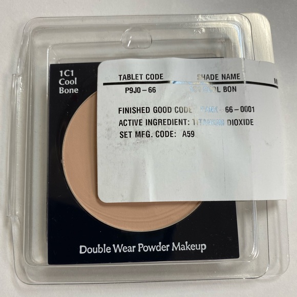 New Estée Lauder Double Wear Powder Makeup in 1C1 Cool Bone Sealed Tester - Picture 1 of 4